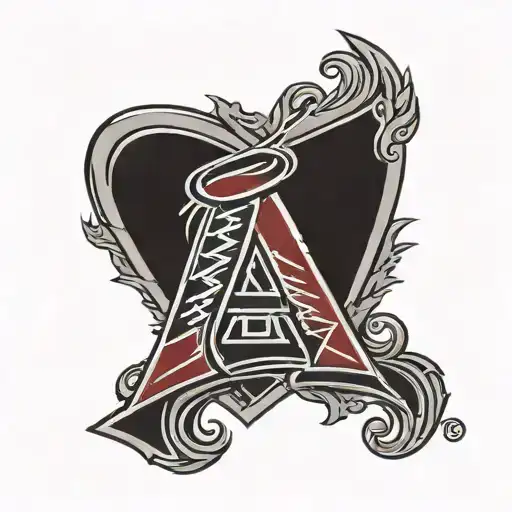 Arizona Diamondbacks Logo With Arizona Flag In Side