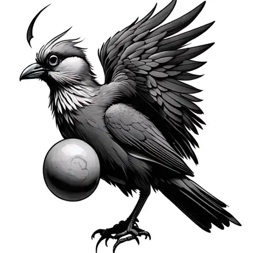 Bird With Huge Testicles