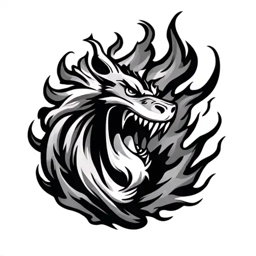 Fcporto Dragao Spitting Fire