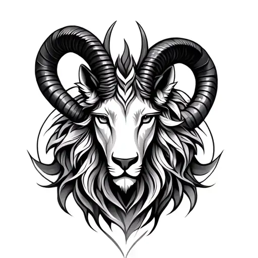 Capricorn Leo Aquarius Aries Zodiac Tribal