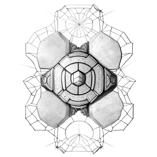 Hexagon With Armor 3D