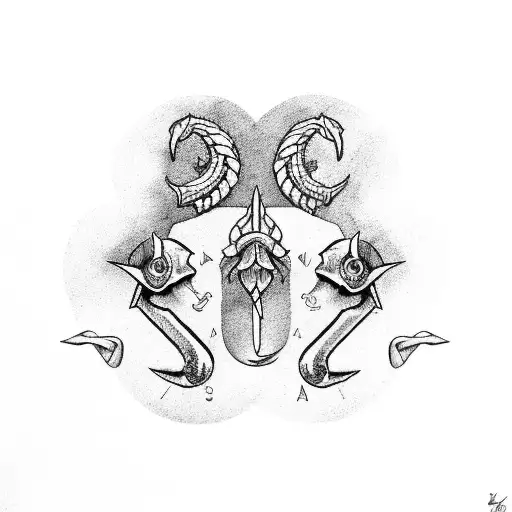 Left Half Aries And Right Half Capricorn Astrology Sign