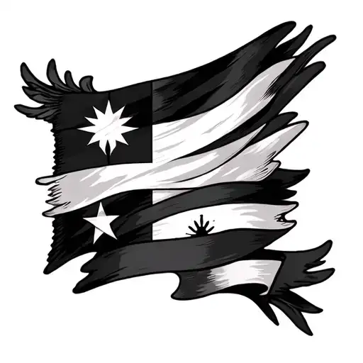 Stain Glass Window Incorporating Flags Of Different Countries