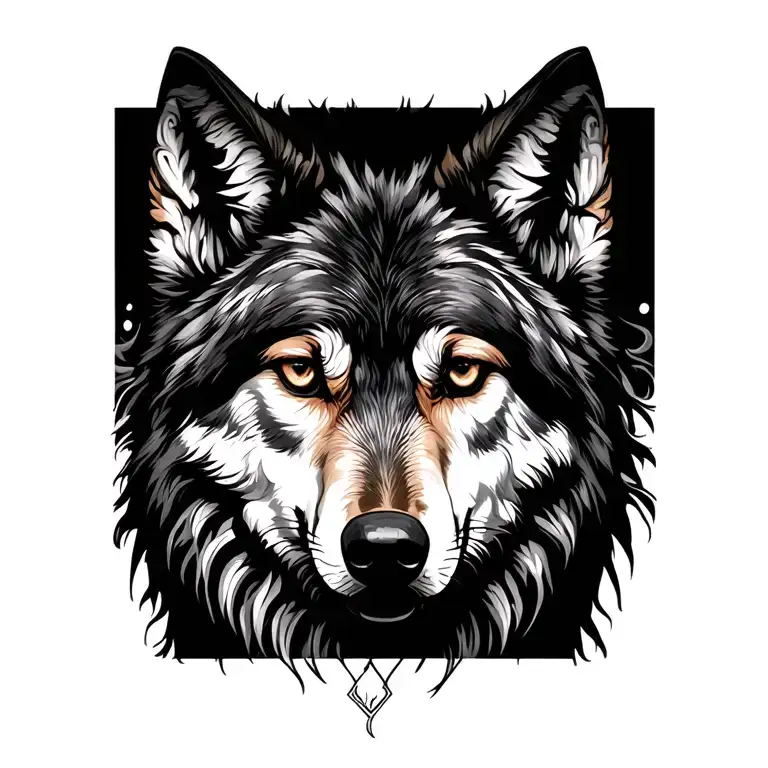 Wolf With Macrame