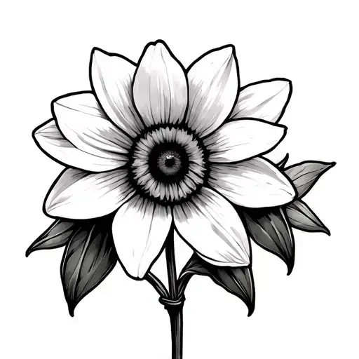 Daffodils And Black Eyed Susan