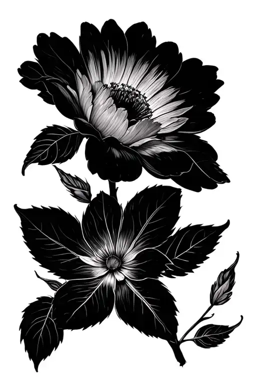 February Birth Flowers Simple