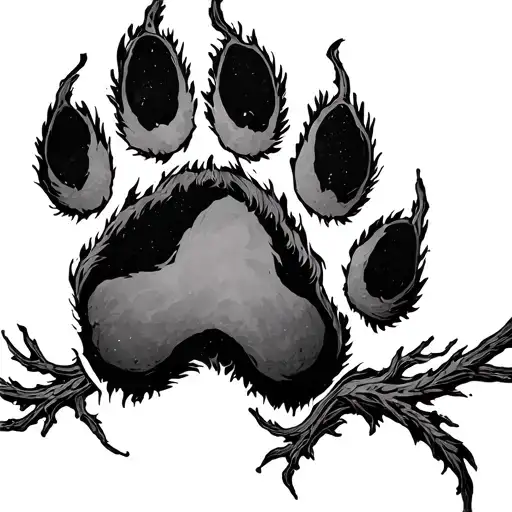 Greek Mythology Atlas Paw Print