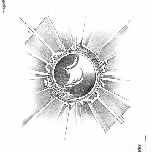 Staircase To Heaven With Sun Rays