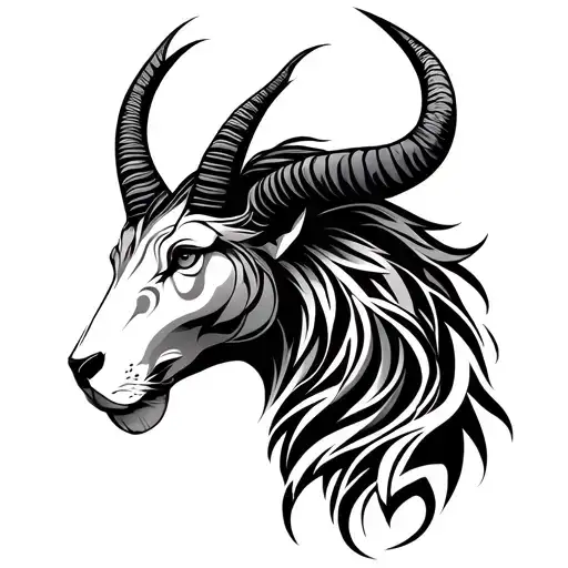 Capricorn Leo Aquarius Aries Zodiac Tribal Tattoo Shoulder