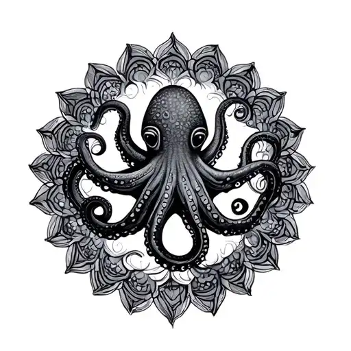 Octopus Mandalas
