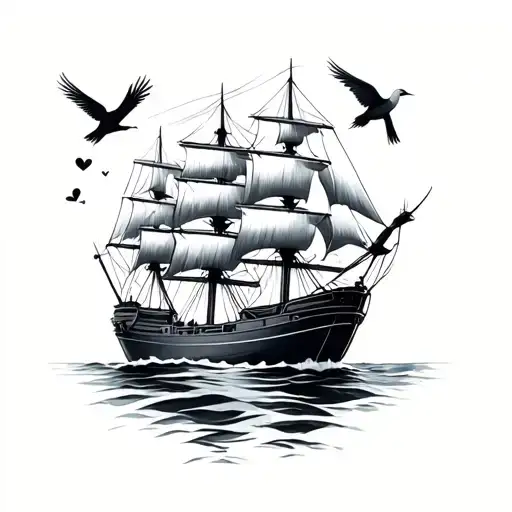 Ships Birds Love Time