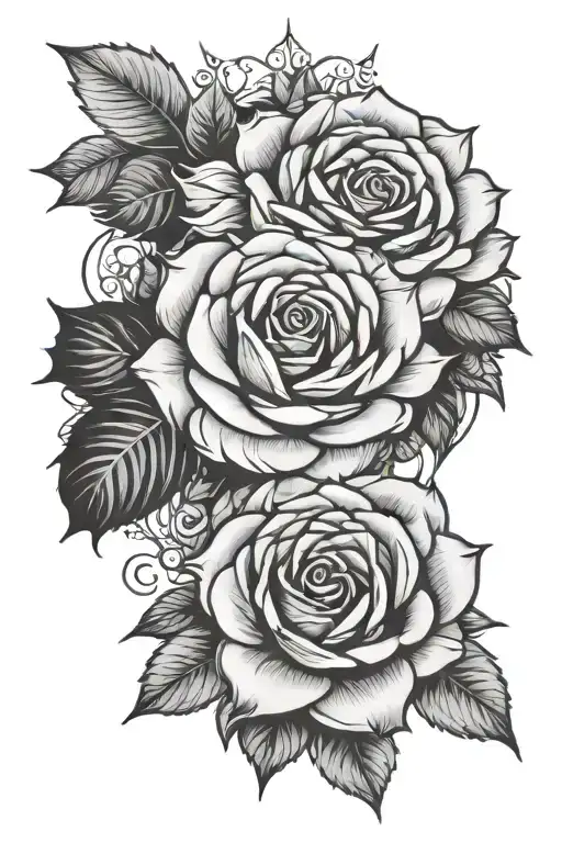 Mandala Roses Surroundingyorkshire Rose