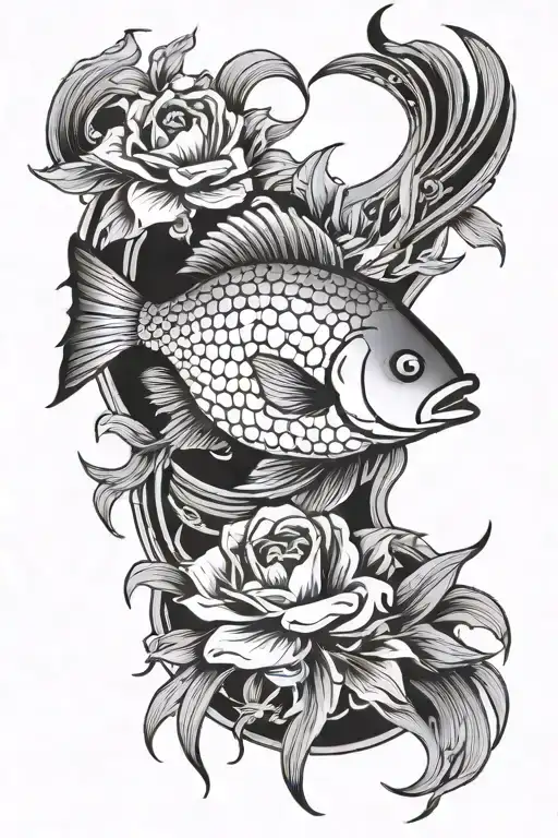 Fish Went With Flowers