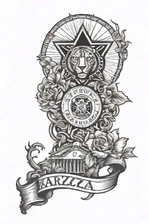 Arizona And Kansas State Symbol Incorporated Western Sleeve
