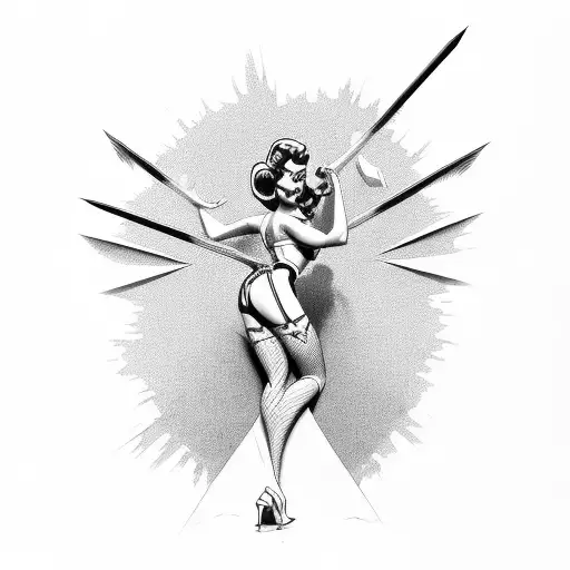 Evil Pin Up Girl