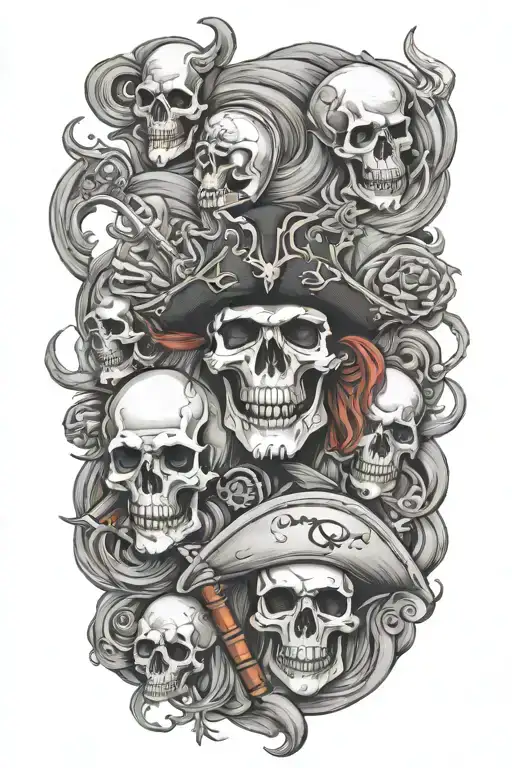 Pirates And Skulls