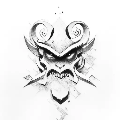 Design A Black-grey Tattoo Showcasing The Beautiful City Of Bruges With Dota 2 Elements