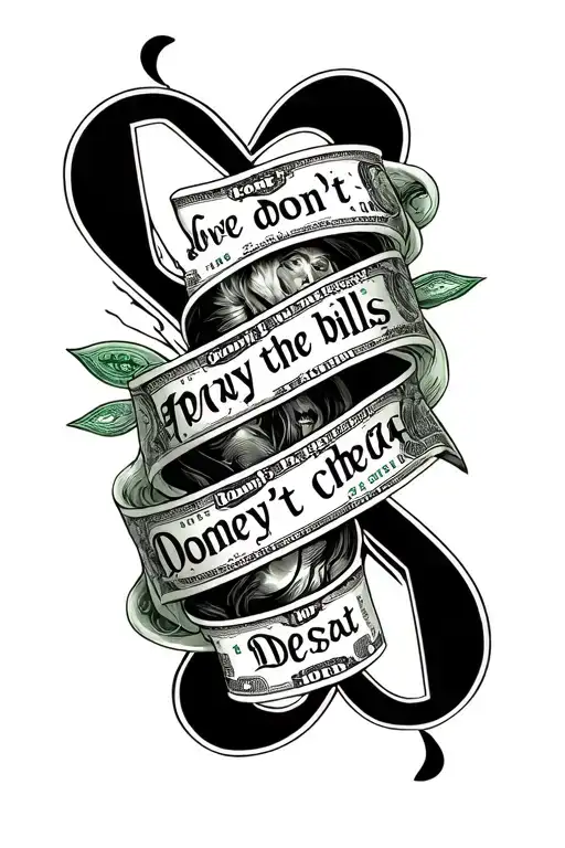 Love Don't Pay The Bills And Money Doesn't Cheat