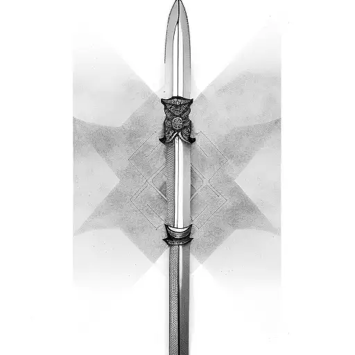 Small Katana Geometric