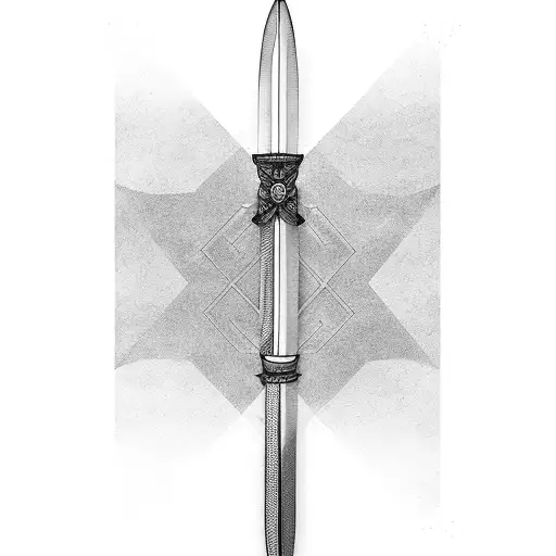 Small Katana Geometric