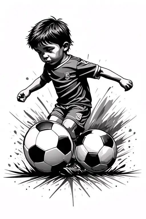 Child We Play Soccer That Passed Through Hard Roads But Never Leaves Their Love For Football