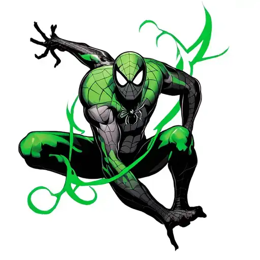 Spider Man And Last Name Green