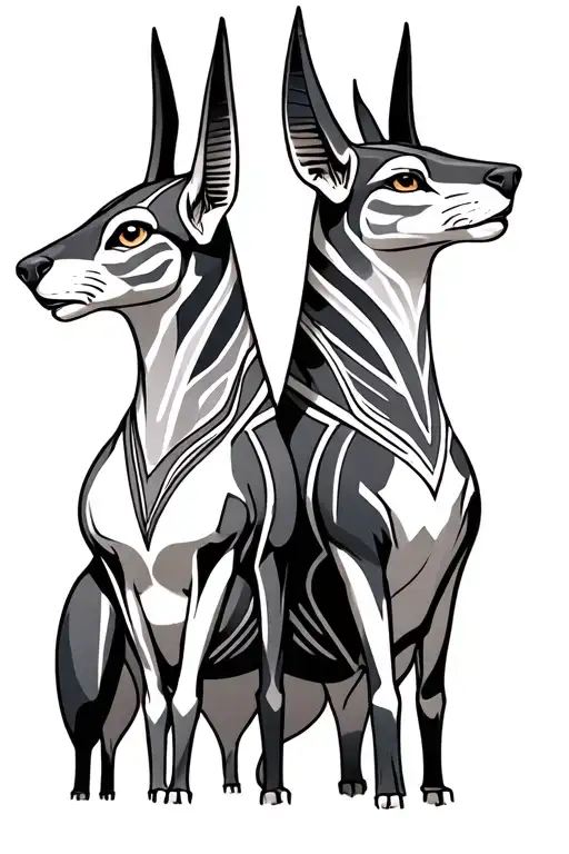 Anubis And Back To Back Animal Version