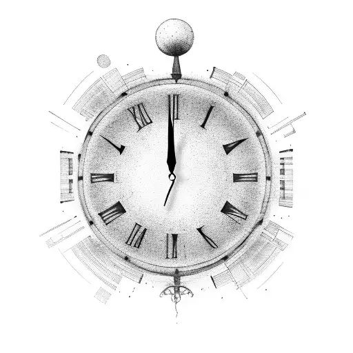 Clock But Instead Of Numbers It Says Now