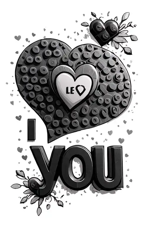 Asl For I Love You Made Out Of Lego Bricks