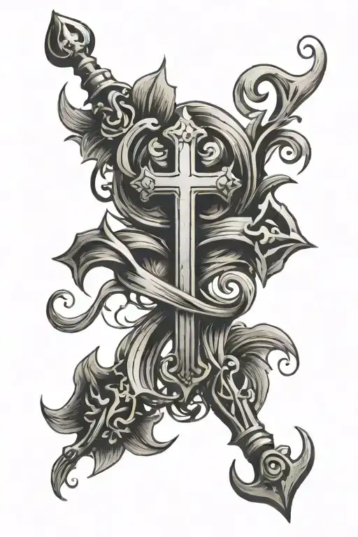 Fish Hook Cross