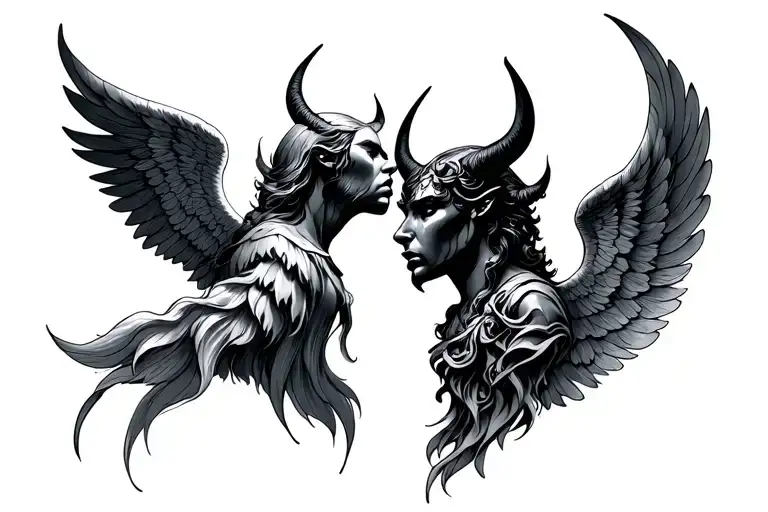 Angel And Devil Throat