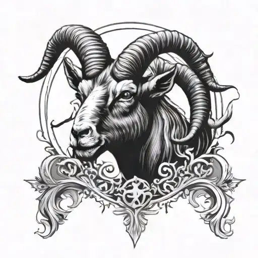 The Goat Is The Symbol Of Heaven And The Symbol Of Satan