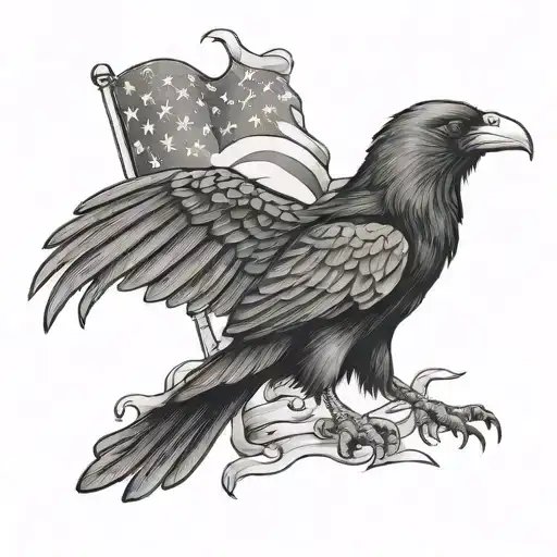 Crow Turbo American Flag