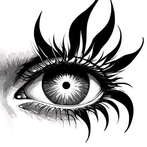 Eye With Sun In The Pupil