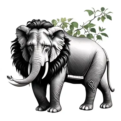 Lion Elephant Cherry