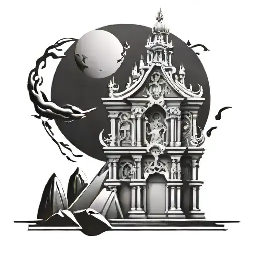 Design A Tattoo Inspired By Religious Architecture Or Iconography