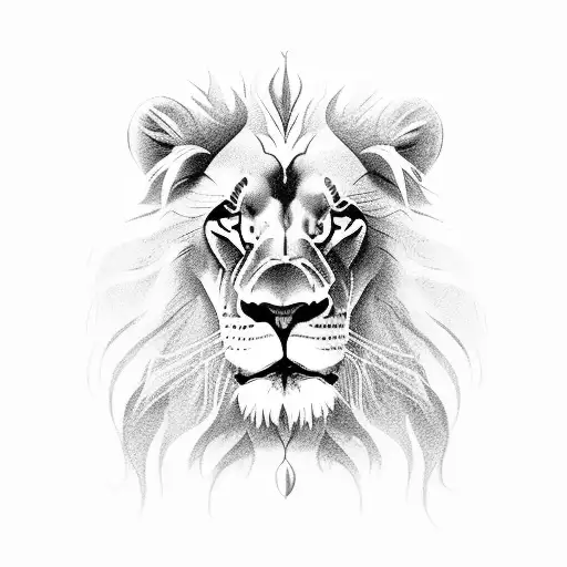 Lion With Mighty Man Of God