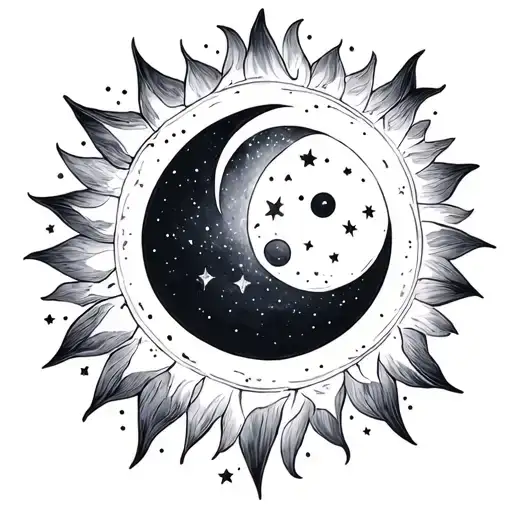 Sun Moon Stars The Galaxy