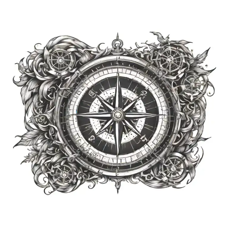 Compass Design Combining Elements