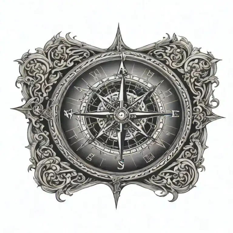 Compass Design Combining Elements