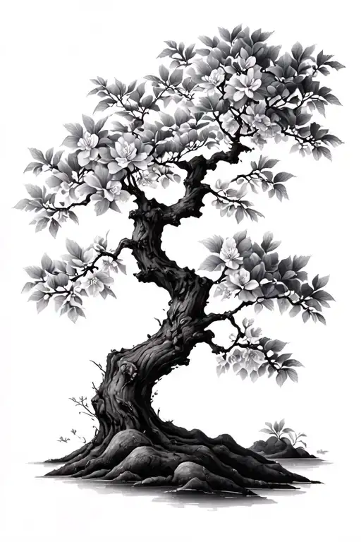 Cherry Blossom Tree Tattoo Designs
