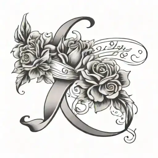Create A Tattoo Featuring A Love Letter Written In Elegant Script