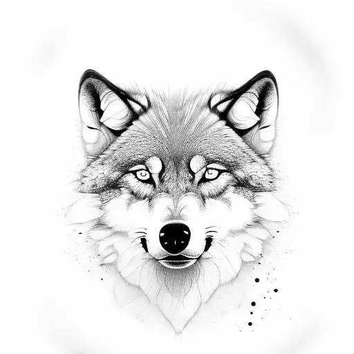 Wolfes White And Black