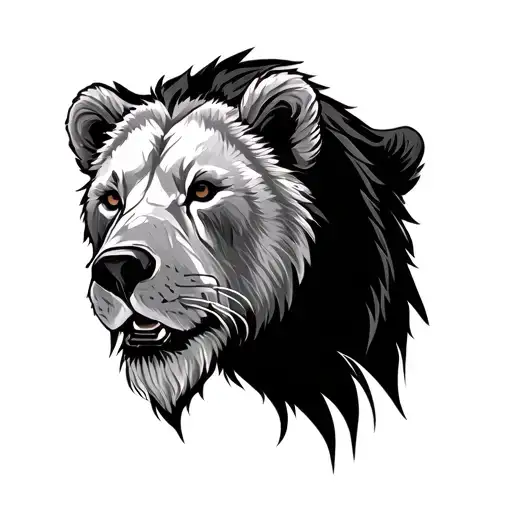 Leo And White Bear Head