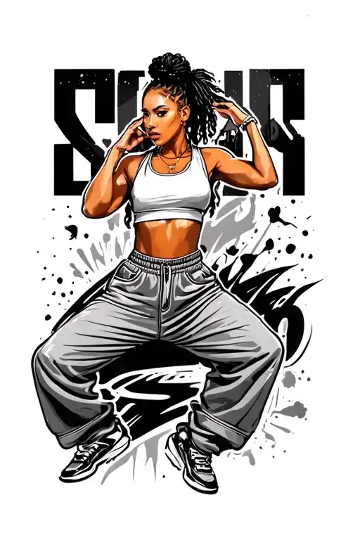 90S Hip Hop Dancer