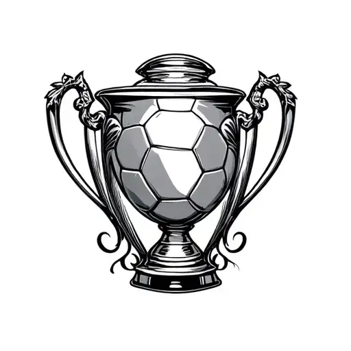 Champions League Football Trophy