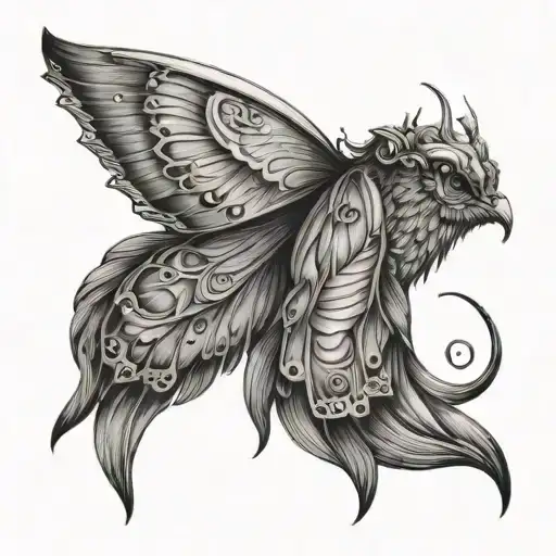 Aries And Butterfly Wings