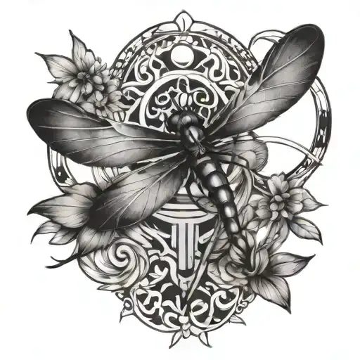 Arrow Dragonfly Infinity Sign