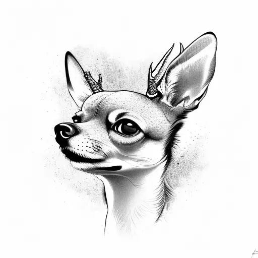 Chihuahua Deer Head