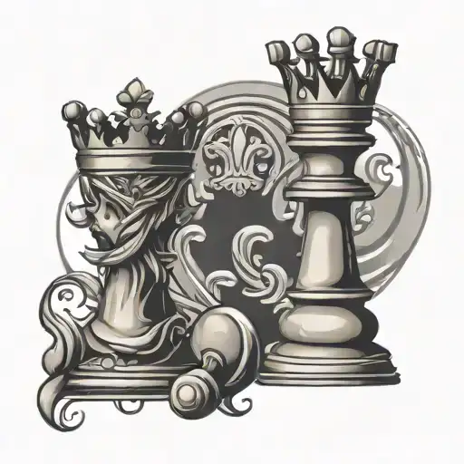 Chess King And Queen Chess Pieces